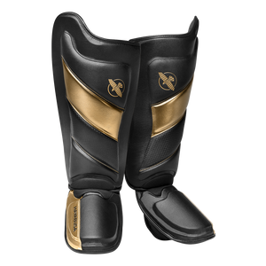 color_Black/Gold | Hayabusa T3 Black/Gold Striking Shin Guards